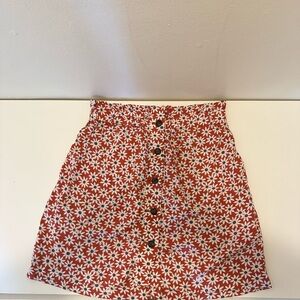 Madewell Floral Skirt